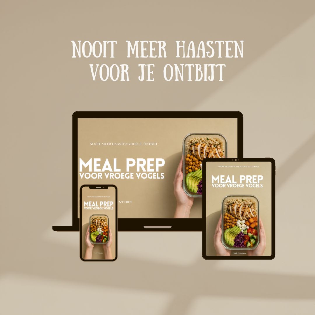 Meal Prep voor Vroege Vogels ebook op laptop, tablet en telefoon